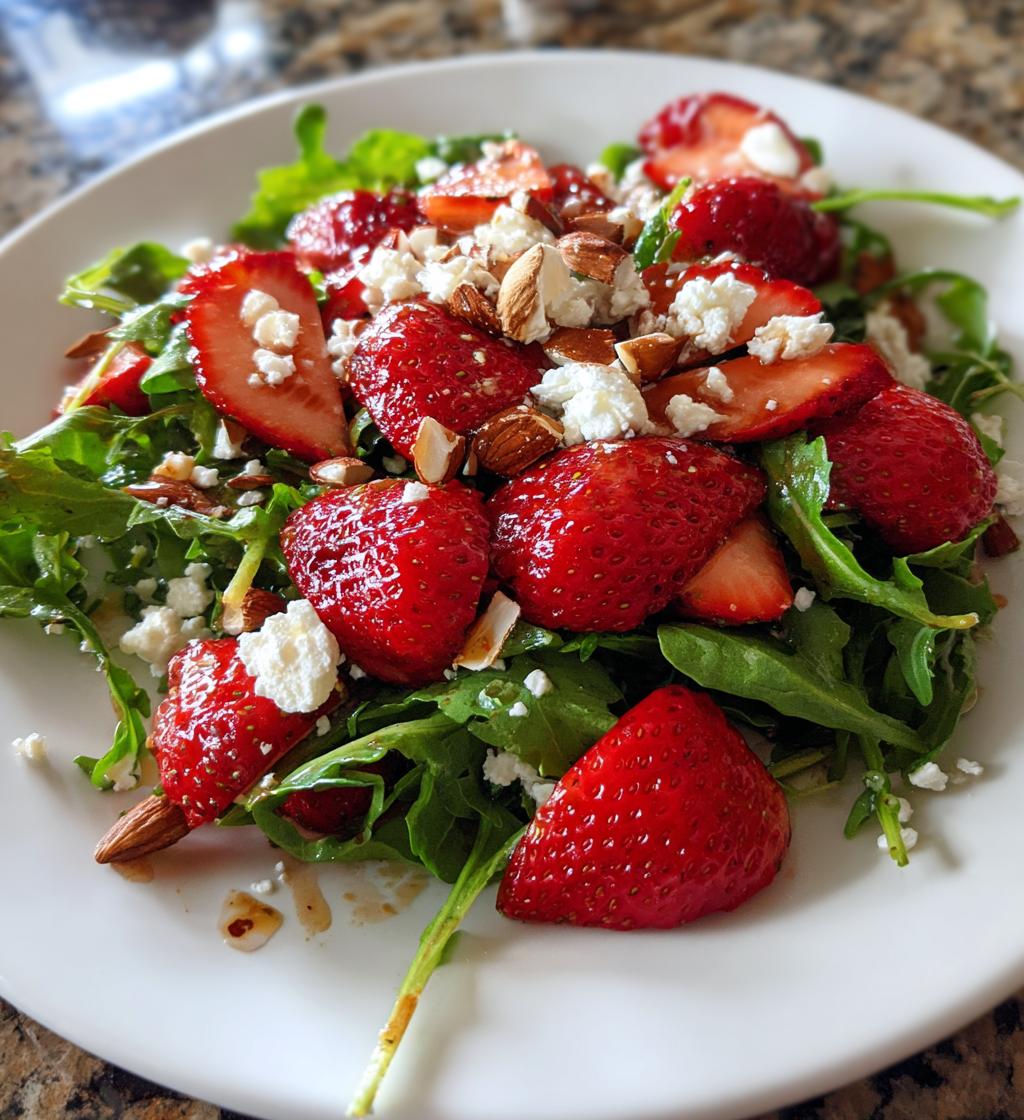 Strawberry Arugula Summer Salad
