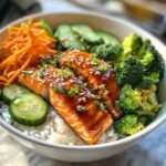 Teriyaki Salmon Bowls healthy dinner ideas