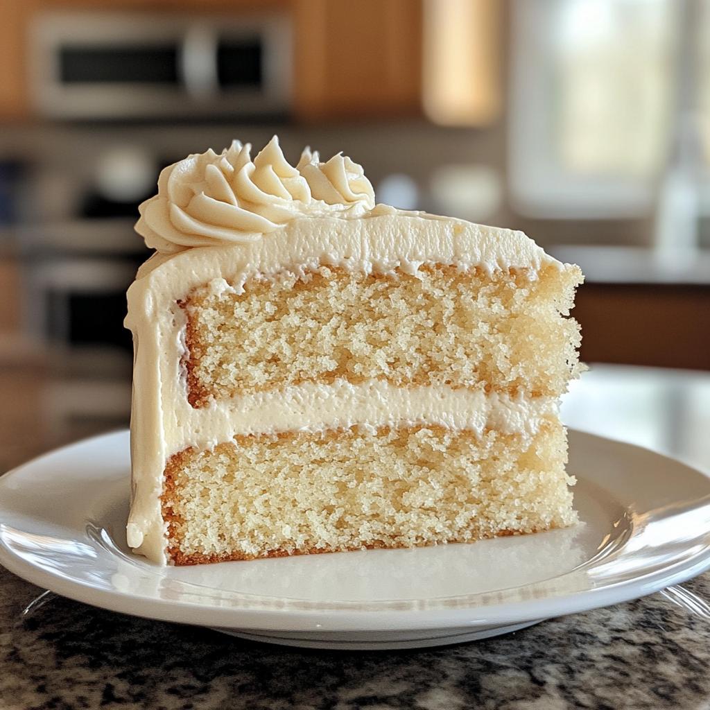 Vanilla Layer Cake with Creamy Butter Frosting