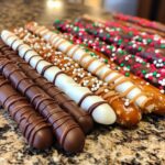 chocolate covered pretzels christmas
