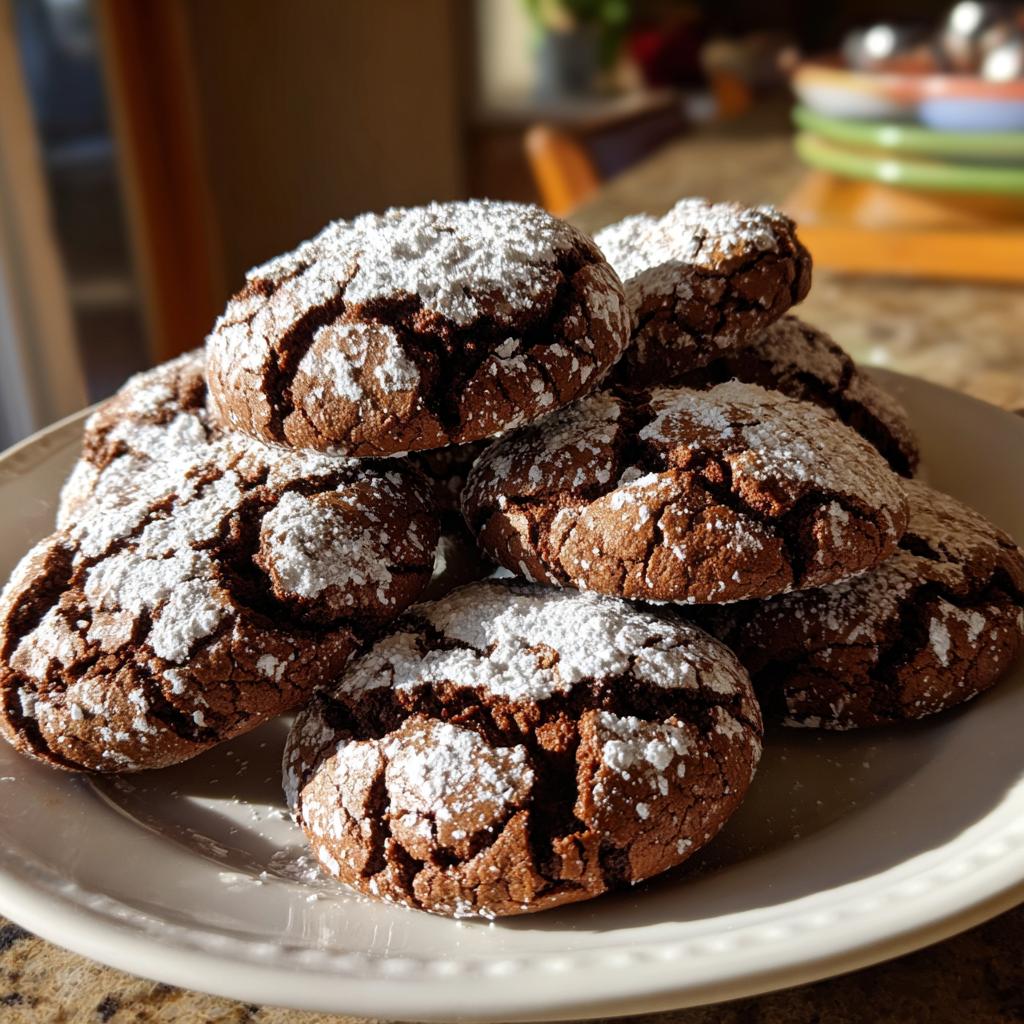 chocolate crinkle cookies