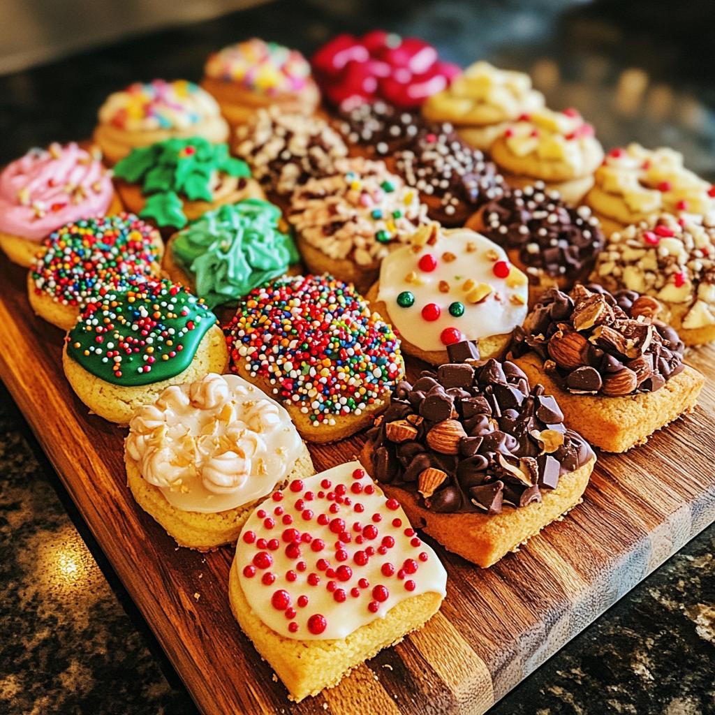 christmas cookie board