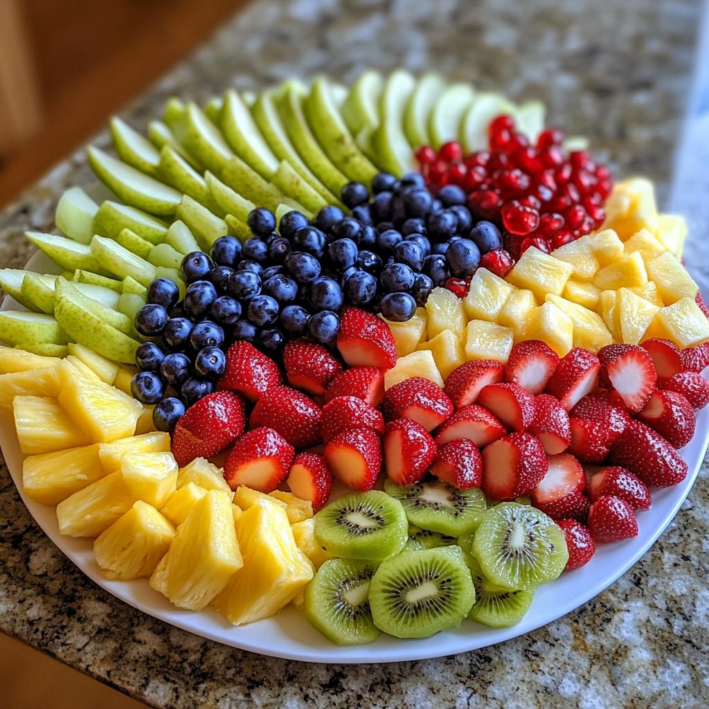 christmas fruit platter