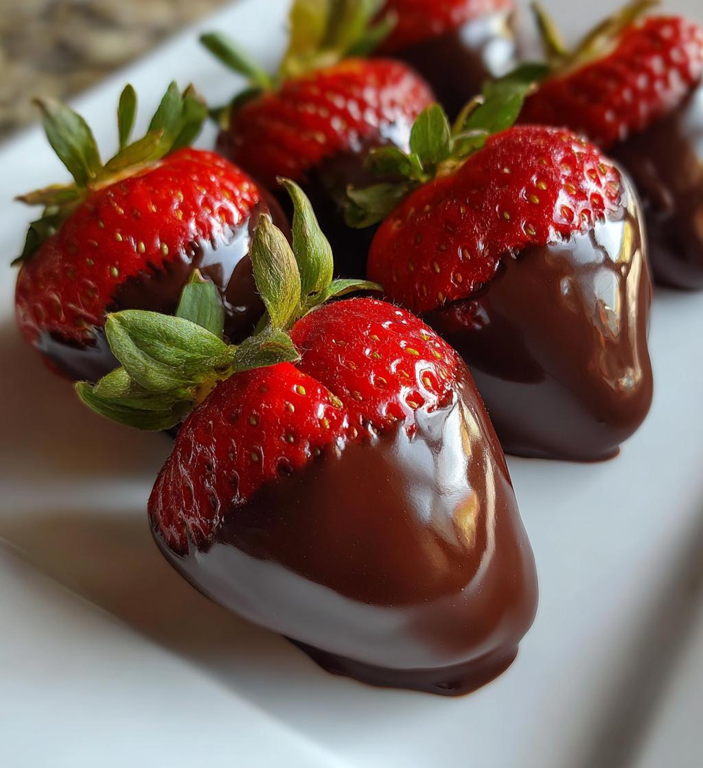 Chocolate dipped strawberries recipes