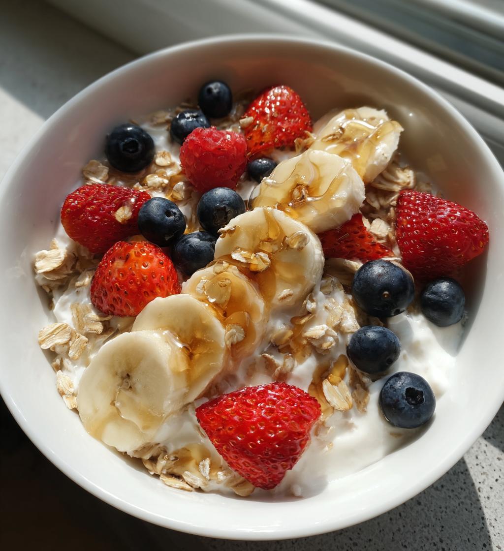 Greek yogurt overnight oats