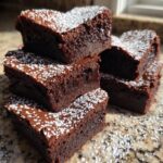 Heart shaped brownies