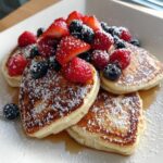 Heart-shaped pancakes
