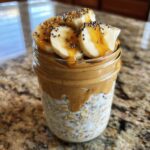 Peanut butter overnight oats