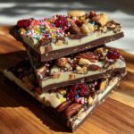 Valentines chocolate bark