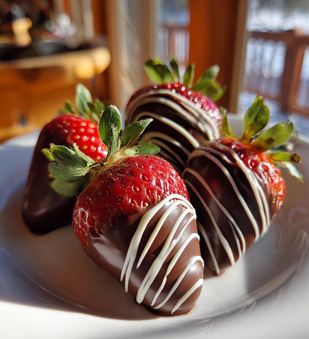 Valentines chocolate covered strawberry