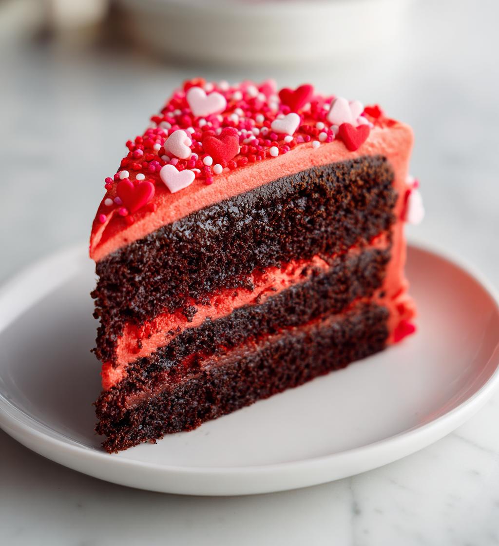 Valentine’s day cake
