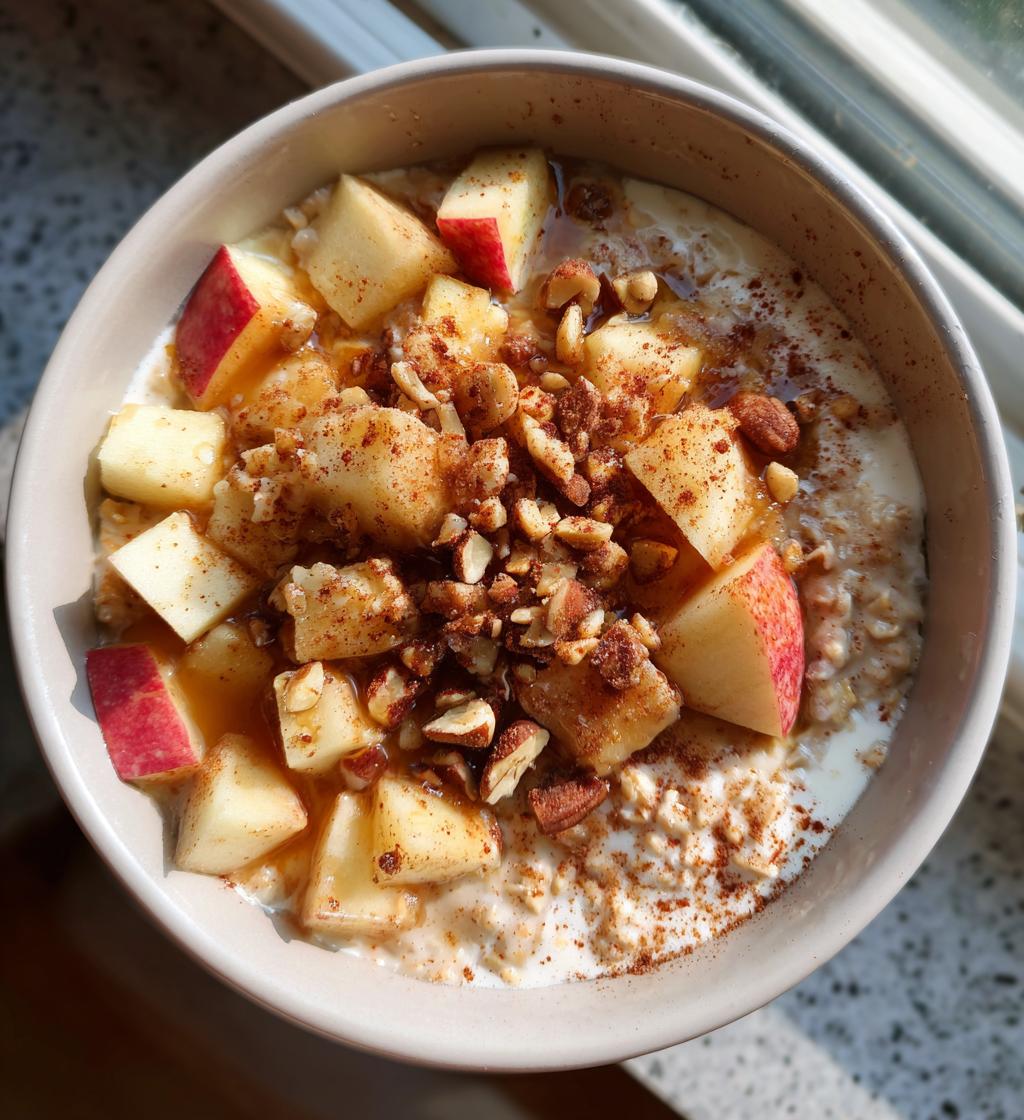 apple overnight oats