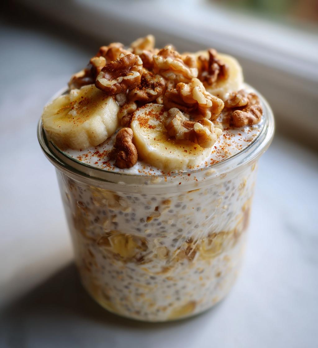 banana bread overnight oats