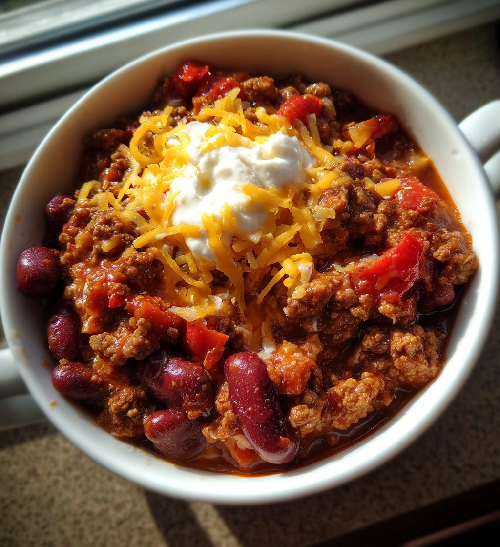 beef chili recipe