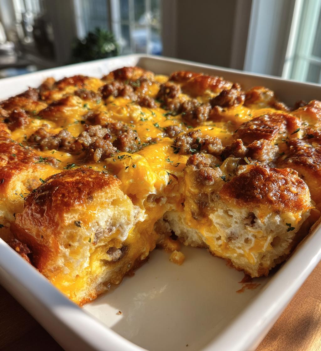 breakfast biscuit casserole