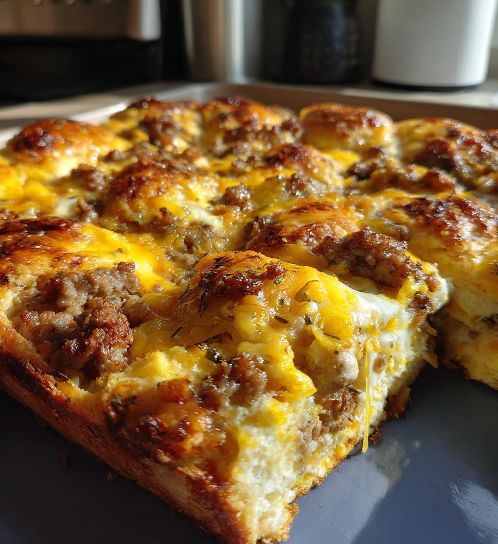 breakfast casserole with crescent rolls