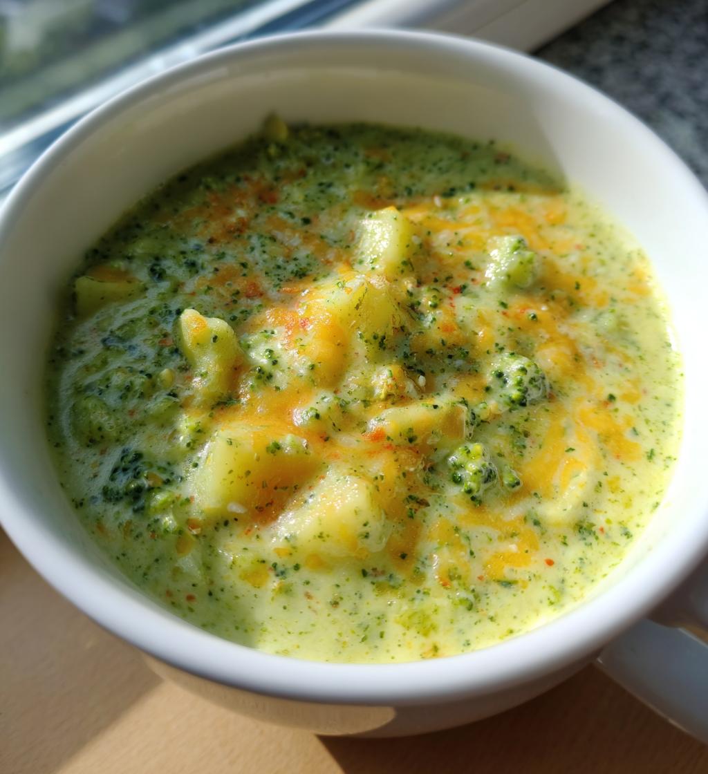 broccoli cheddar potato soup