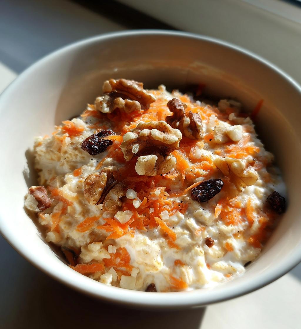 carrot cake overnight oats