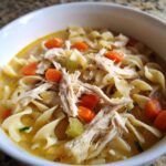 chicken noodle soup with egg noodles