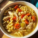 chicken noodle soup with rotisserie