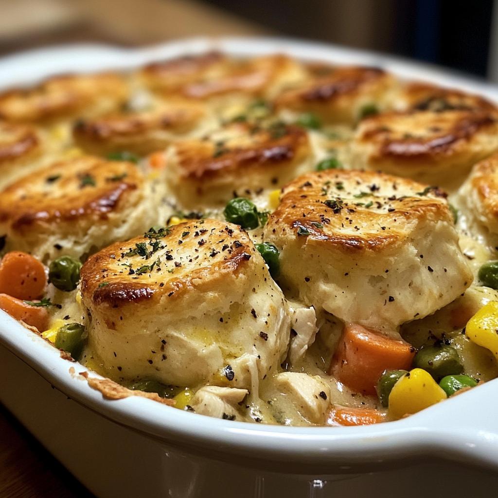 chicken pot pie casserole