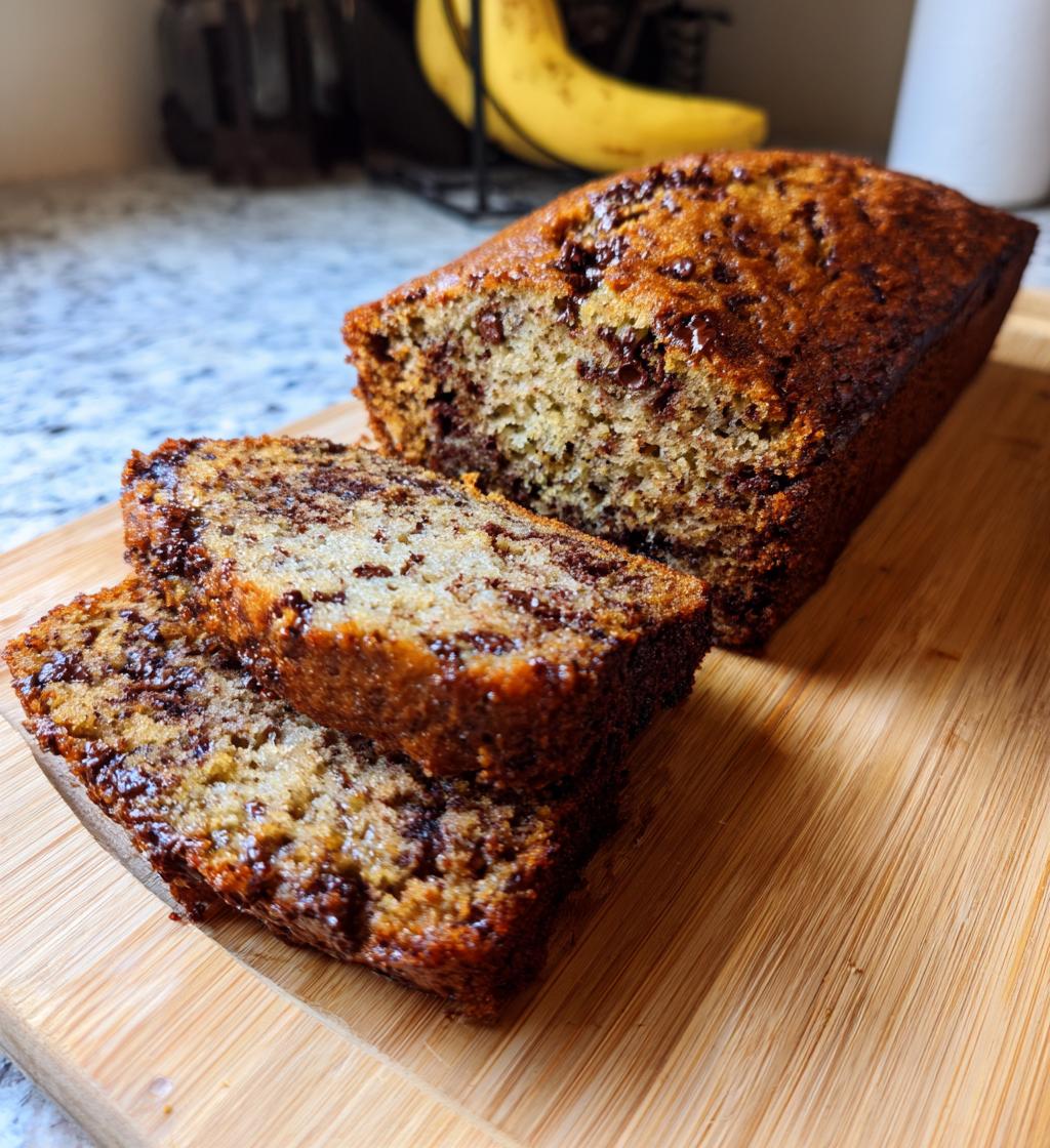 chocolate chip banana bread recipe