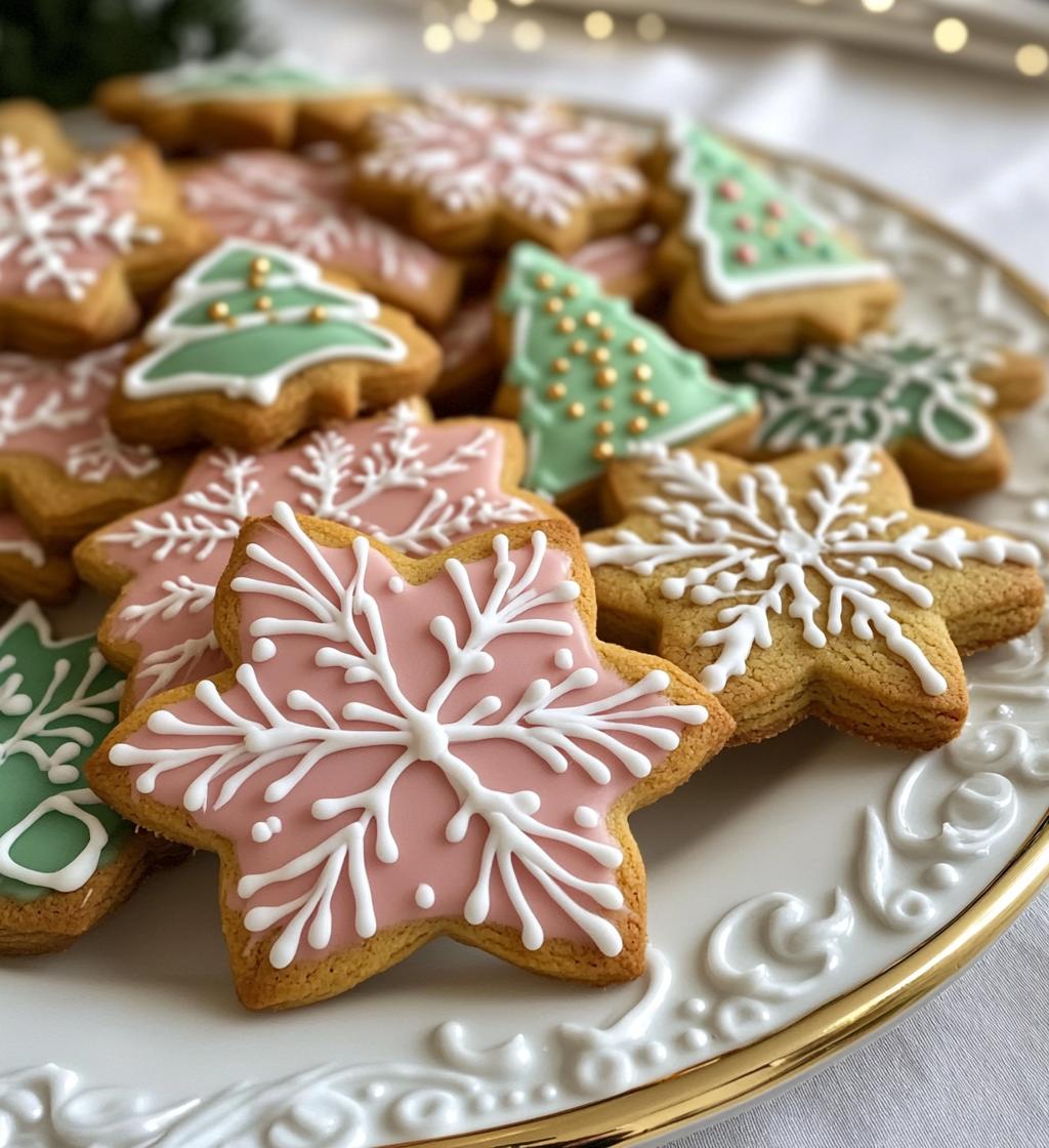 christmas cookies decorated royal icing