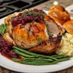 christmas dinner party food