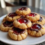 christmas thumbprint cookies
