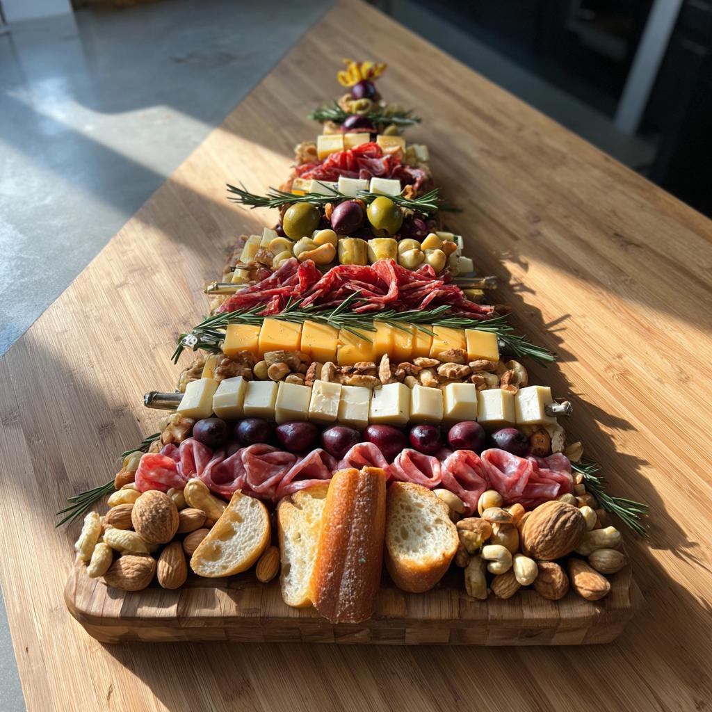 christmas tree charcuterie board