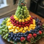 christmas tree fruit platter