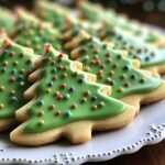 christmas tree sugar cookies