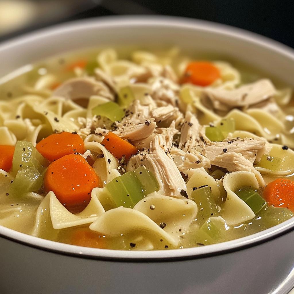 creamy chicken noodle soup