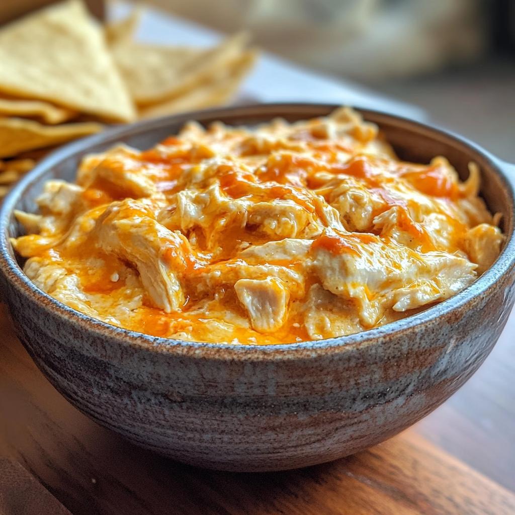 easy buffalo chicken dip crock pot