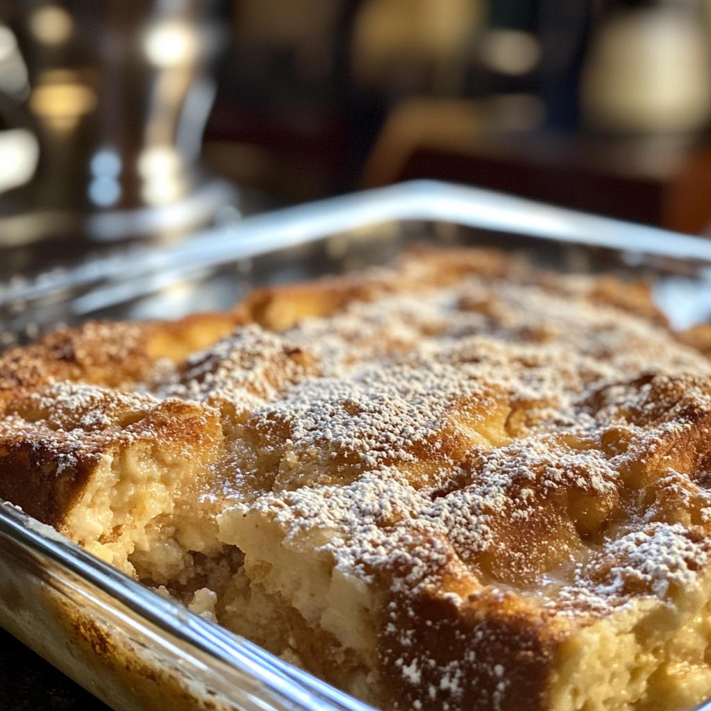 egg nog french toast casserole