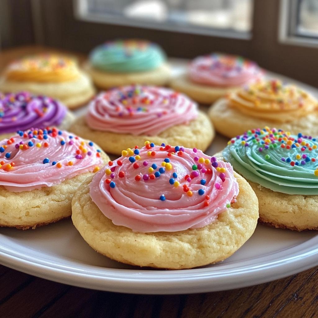 frosted sugar cookies
