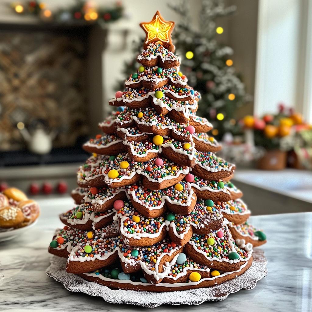 gingerbread christmas tree