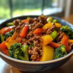 ground beef stir fry