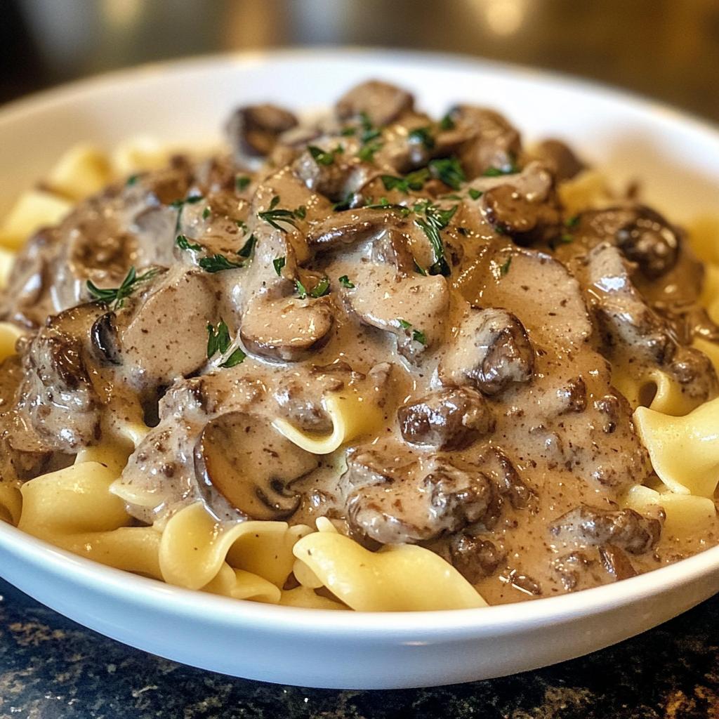 ground beef stroganoff