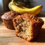 healthy banana muffins