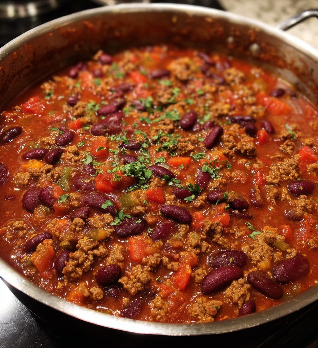 home made chili recipe