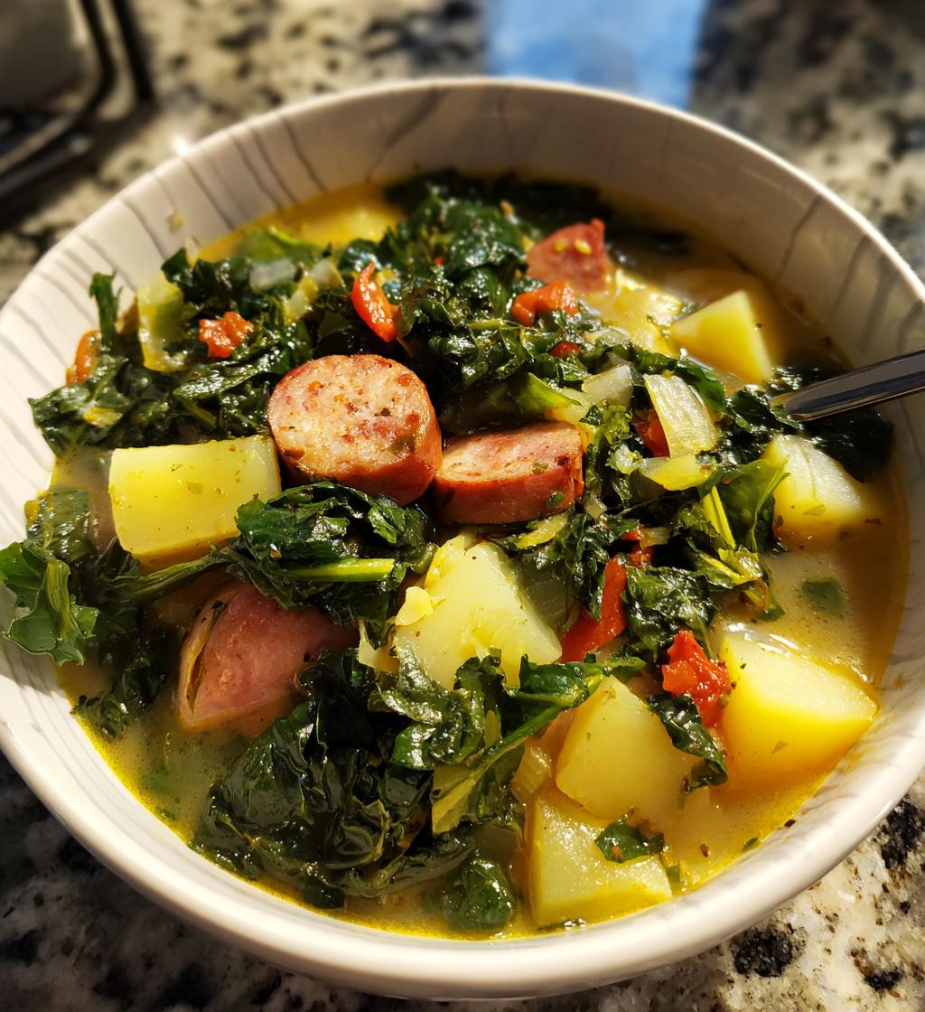 kale potato sausage soup