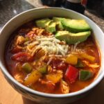 keto chicken taco soup