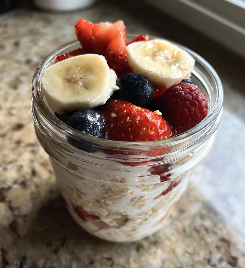 low calorie overnight oats