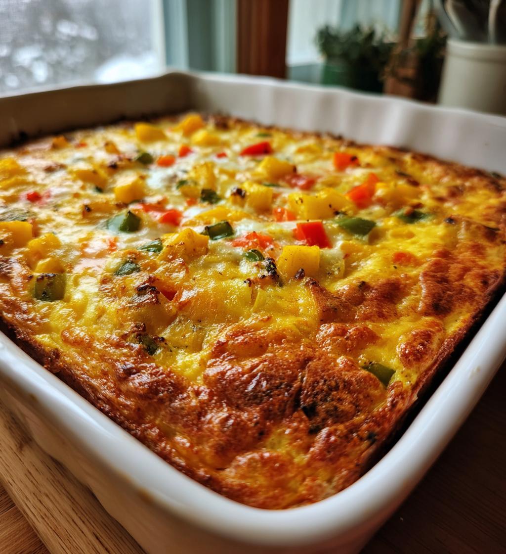 no egg breakfast casserole