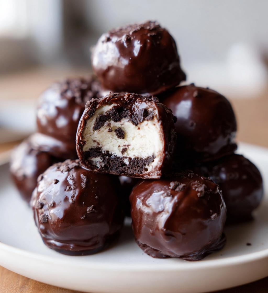 oreo cheesecake balls
