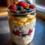 overnight oats in a jar