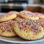 round christmas cookies