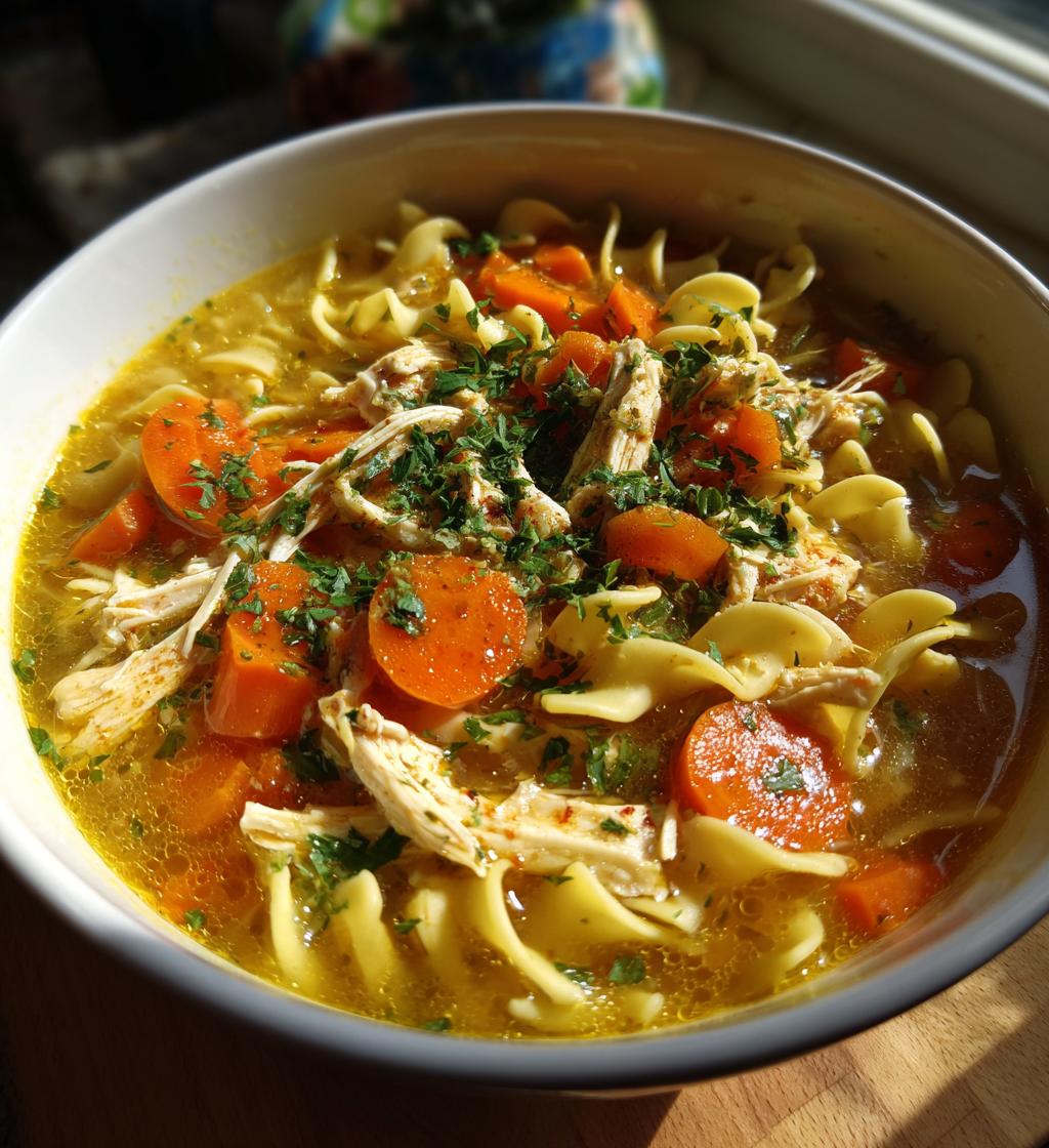 simple chicken noodle soup