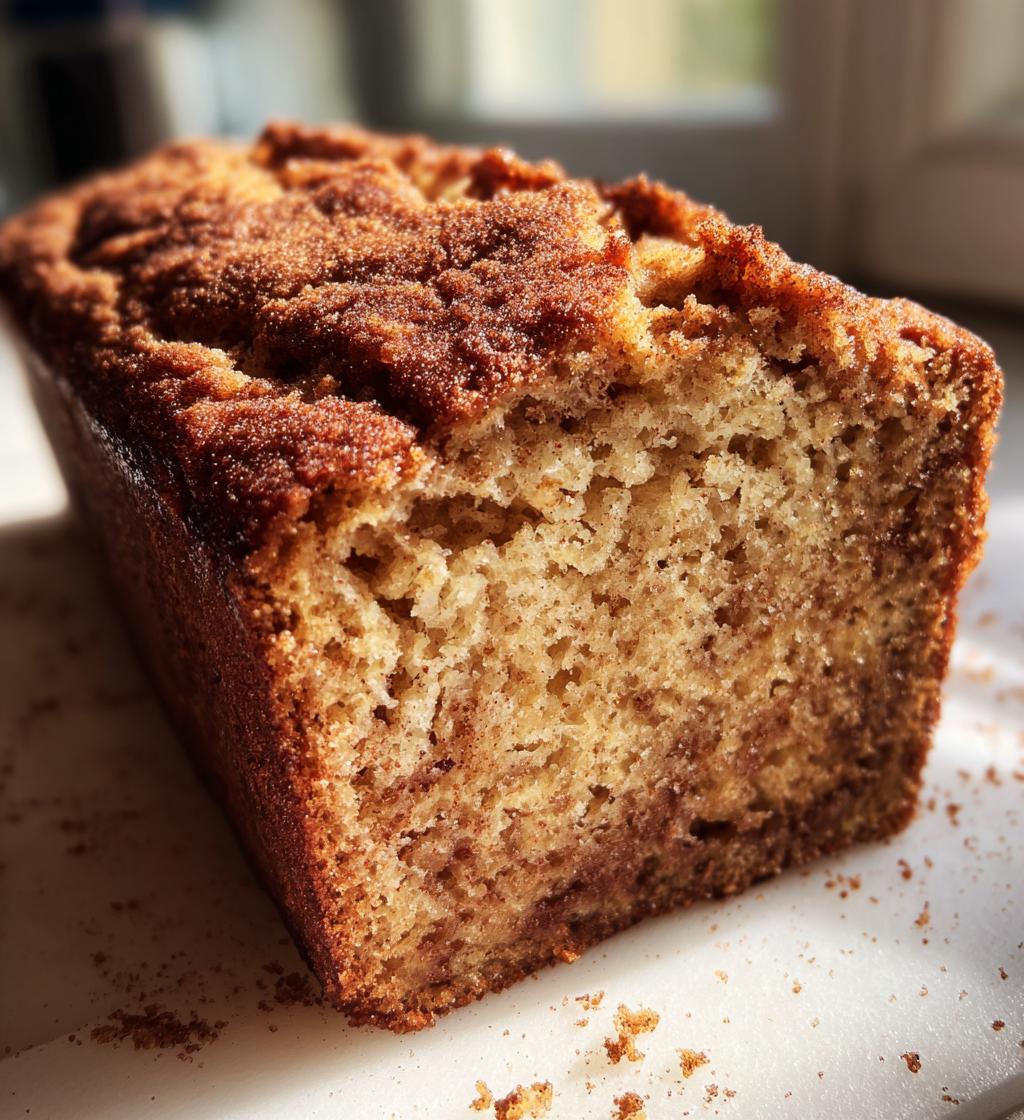 snickerdoodle banana bread